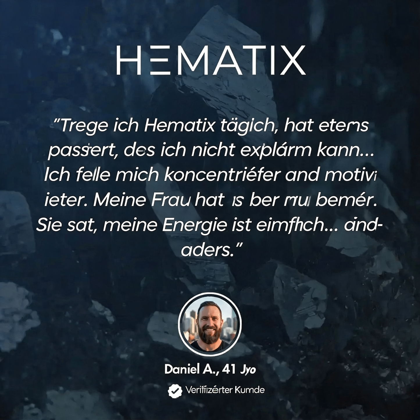 Hematix® Hämatit-Armband