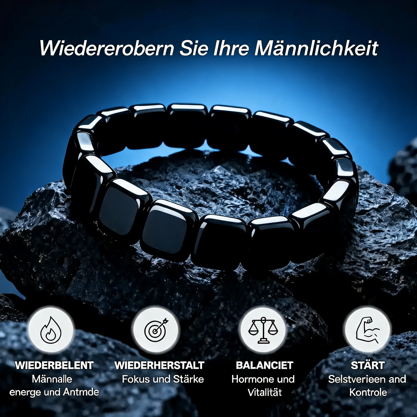 Hematix® Hämatit-Armband